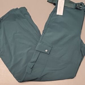 Outdoor Voices Women's Teal Cargo Pants